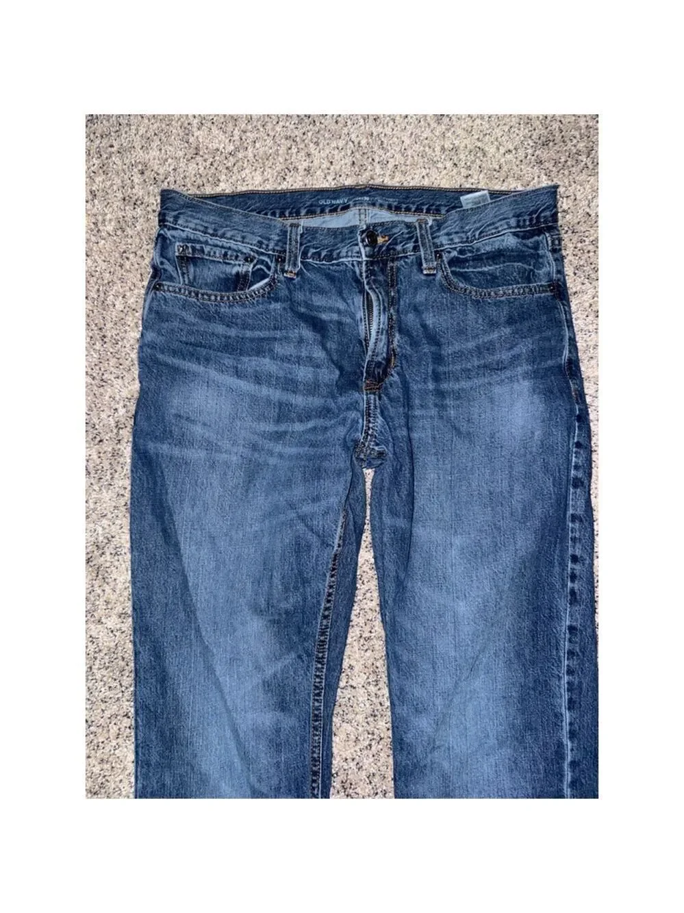 Old Navy Straight Fit Jeans Men’s 34x30 Blue Medium Wash Classic Denim